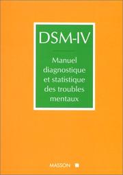 DSM-IV : manuel diagnostique et statistique des troubles mentaux : version internationale avec les codes CIM-10