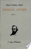 Journal intime : 10 : Juin 1874-Mars 1877