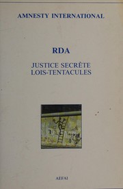 RDA, justice secrète, lois-tentacules