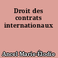 Droit des contrats internationaux