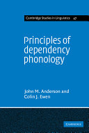 Principles of dependency phonology