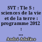 SVT : Tle S : sciences de la vie et de la terre : programme 2012 : enseignement spécifique, enseignement de spécialité : livre du professeur