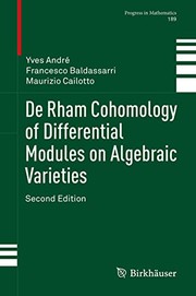 De Rham cohomology of differential modules on algebraic varieties