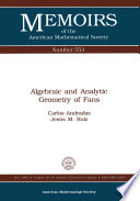 Algebraic and analytic geometry of fans