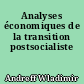 Analyses économiques de la transition postsocialiste