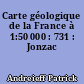 Carte géologique de la France à 1:50 000 : 731 : Jonzac