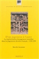 D'un jugement à l'autre : la représentation du jugement immédiat dans les Jugements derniers français : 1100-1250