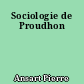 Sociologie de Proudhon