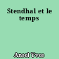 Stendhal et le temps