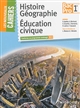 Histoire géographie éducation civique : [livre de l'élève] : bac pro 1re : conforme au programme aménagé 2013