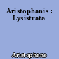 Aristophanis : Lysistrata