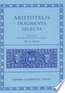 Aristotelis fragmenta selecta