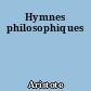 Hymnes philosophiques