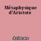 Métaphysique d'Aristote