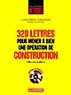 320 lettres pour mener à bien une opération de construction : marchés publics