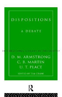 Dispositions : a debate