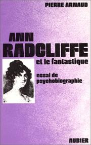 Ann Radcliffe et le fantastique : essai de psychobiographie