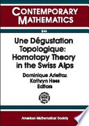 Une dégustation topologique : homotopy theory in the Swiss Alps