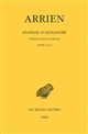 Anabase d'Alexandre : Tome I : Introduction générale : Livres I et II