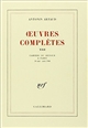 Oeuvres complètes : 22 : Cahiers du retour à Paris : 26 mai-juillet 1946