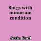 Rings with minimum condition