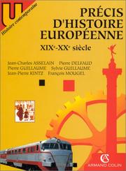 Précis d'histoire européenne : XIXe-XXe siècle