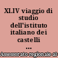 XLIV viaggio di studio dell'istituto italiano dei castelli sezione campania