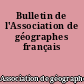 Bulletin de l'Association de géographes français