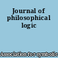 Journal of philosophical logic