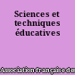 Sciences et techniques éducatives
