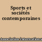 Sports et sociétés contemporaines