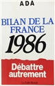 Bilan de la France : 1986