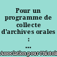 Pour un programme de collecte d'archives orales : le personnel de la SNCF et son entreprise, 1937-2002 : Articles
