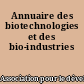 Annuaire des biotechnologies et des bio-industries