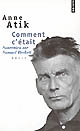 Comment c'était : souvenirs sur Samuel Beckett : récit