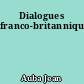 Dialogues franco-britanniques