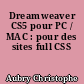 Dreamweaver CS5 pour PC / MAC : pour des sites full CSS