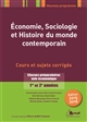 Économie, sociologie et histoire du monde contemporain