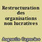 Restructuration des organisations non lucratives