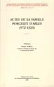 Actes de la famille Porcelet d'Arles (972-1320)