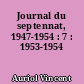 Journal du septennat, 1947-1954 : 7 : 1953-1954