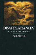 Disappearances : Selected poems