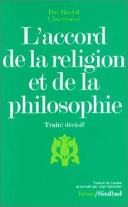 L'Accord de la religion et de la philosophie : traité décisif