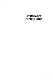 Avicenna's psychology