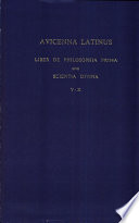 Liber de philosophia prima sive Scientia divina : V-X