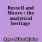 Russell and Moore : the analytical heritage