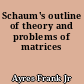Schaum's outline of theory and problems of matrices