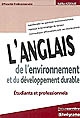 L'anglais de l'environnement et du développement durable