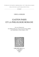 Gaston Paris et la philologie romane