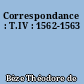 Correspondance : T.IV : 1562-1563